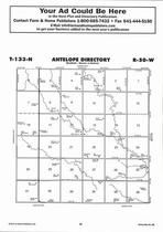 Antelope Township Directory Map, Richland County 2007